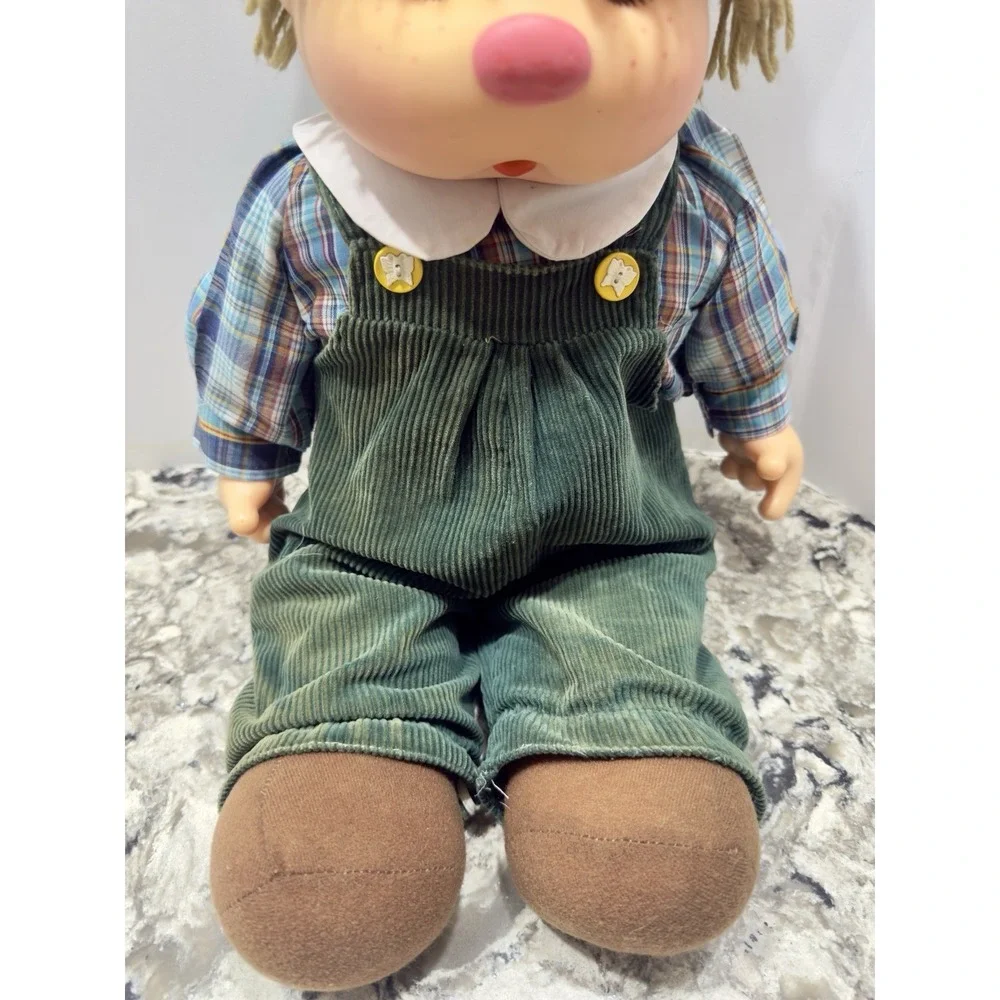 Vintage 1980s Collectable Ice Cream Doll Jumbo Boy Brown Yarn Hair Thumb Sucking